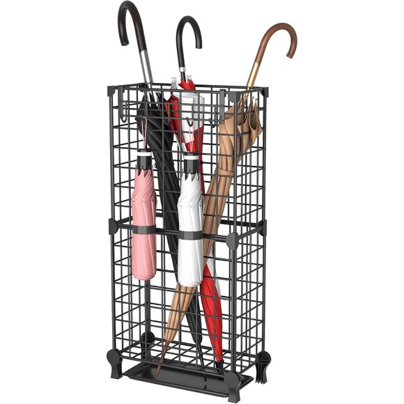Other - Umbrella Holder Entryway, Umbrella Stand Freestanding, Metal Square Umbrella Rac